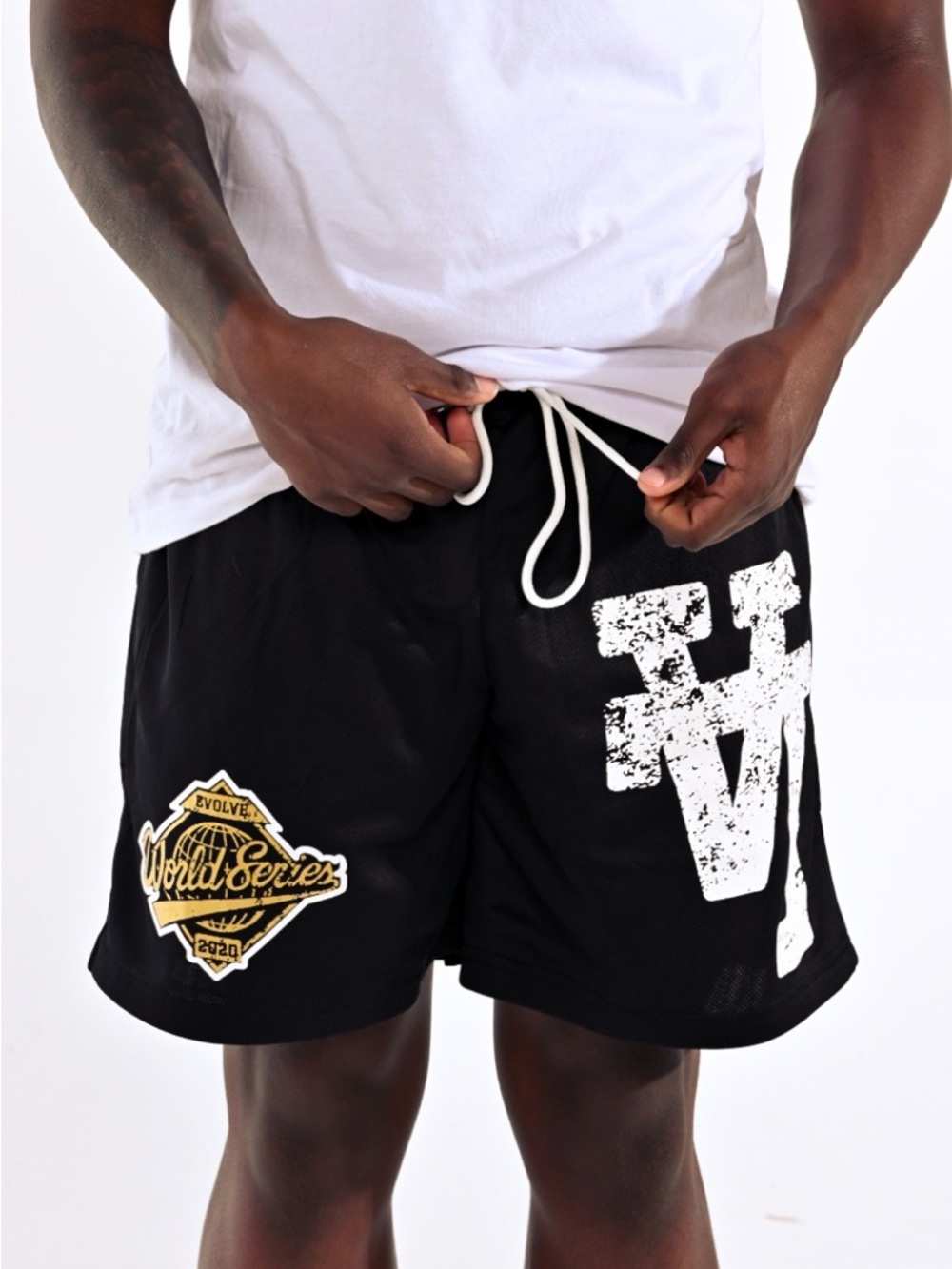 Evolve The Label Black LA Dodgers Everyday Mesh Shorts